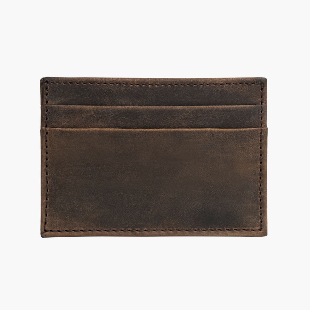 Leather Card Holder | Tobacco - Image 2