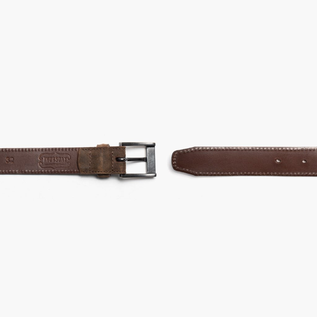 Men's Classic Leather Belt | Mocha - Image 3