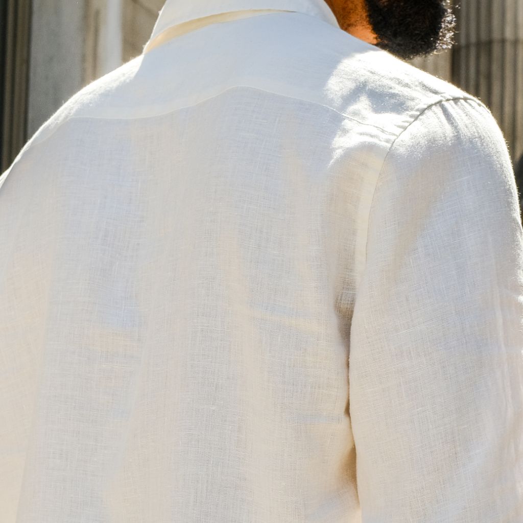 Linen Shirt | White - Image 7