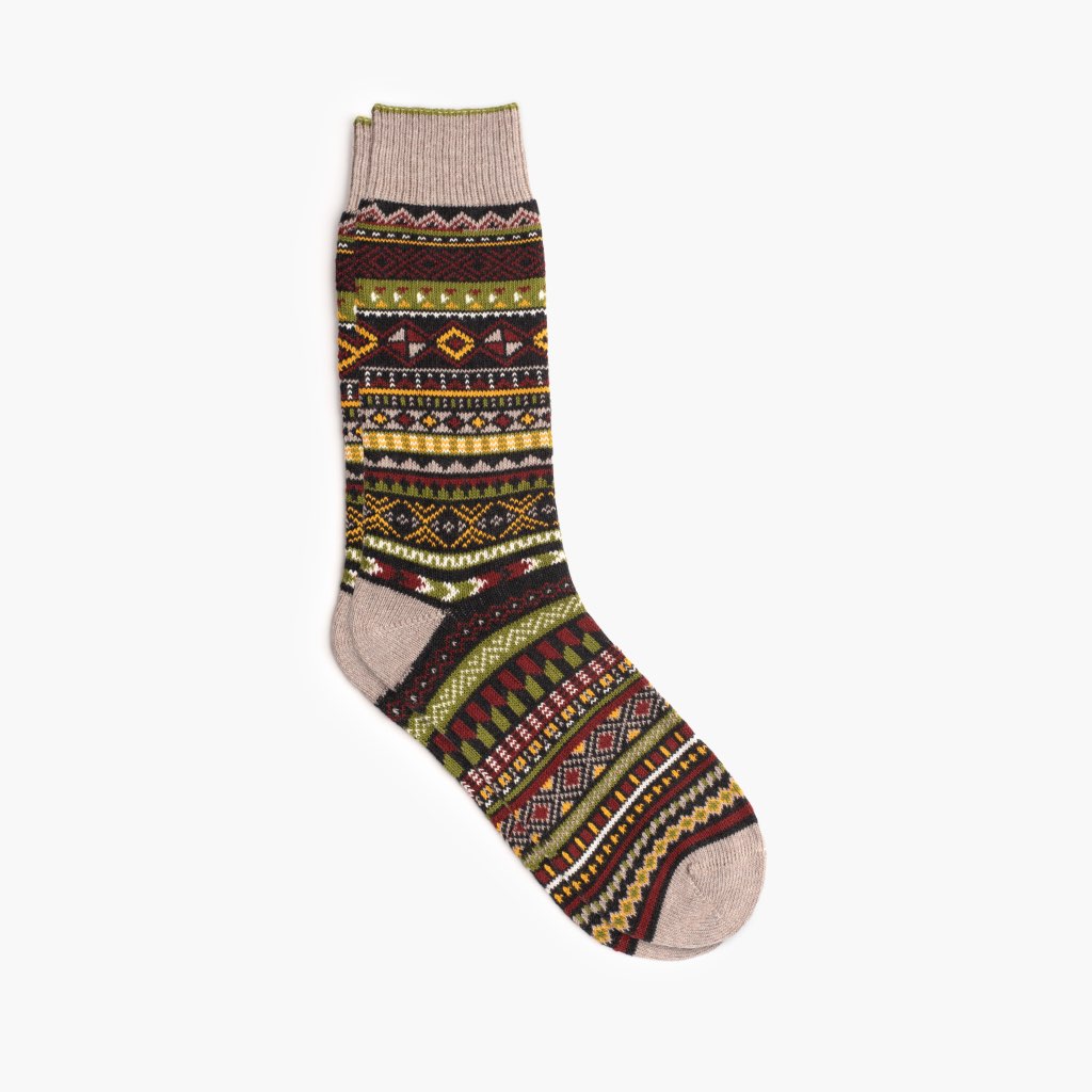 Men's Geo Sock | Tortoise