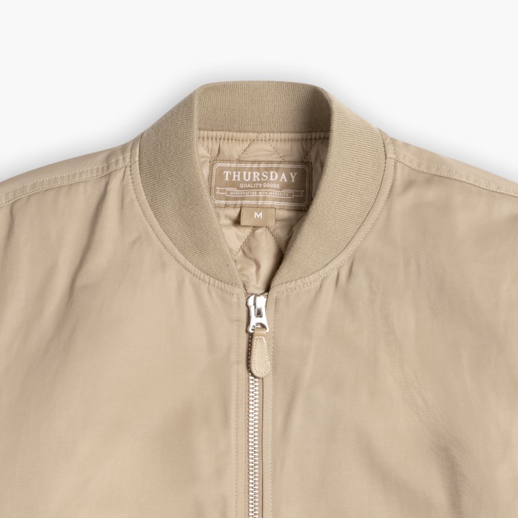 Union Bomber Jacket | Khaki - Image 7