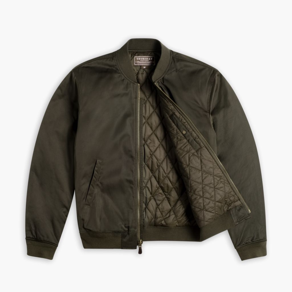 Union Bomber Jacket | Olive - Image 5