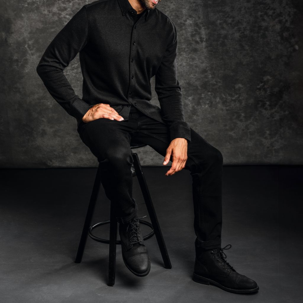 Everyday Button-Down Shirt | Black - Image 8