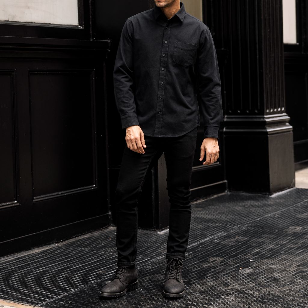 Solid Shirt | Black - Image 8