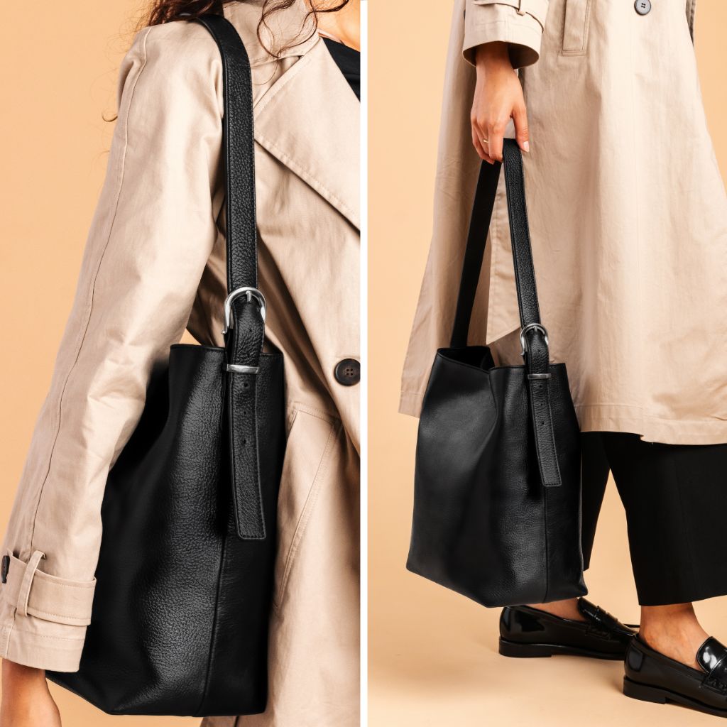 Bucket Bag | Black & Silver - Image 8